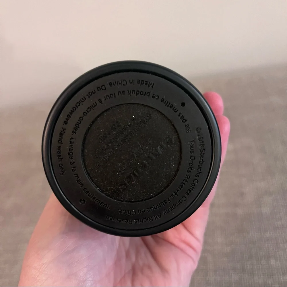 Starbucks Korea 2018 Value Holiday Black Stainless Steel Cold Cup 355ml